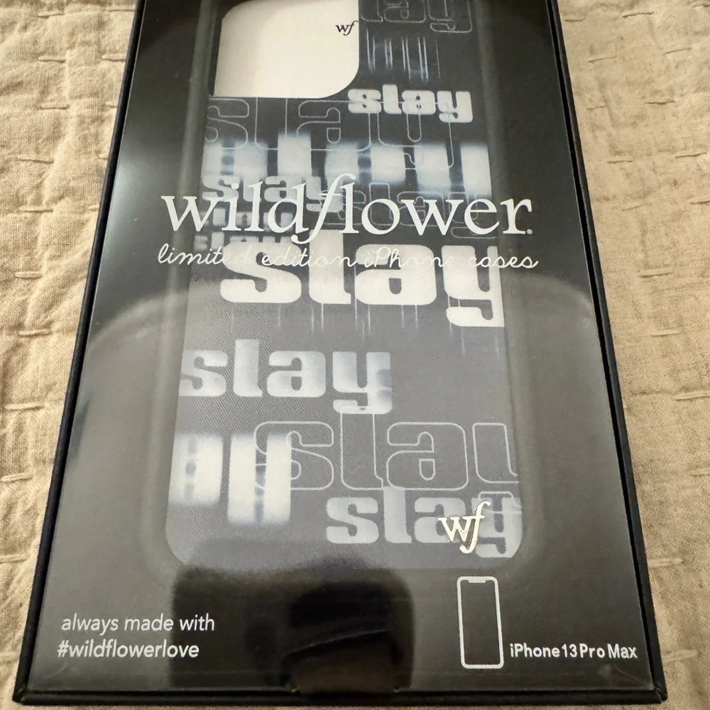 Wildflower - Slay Mama iPhone 13 Pro Max Case in Black and White